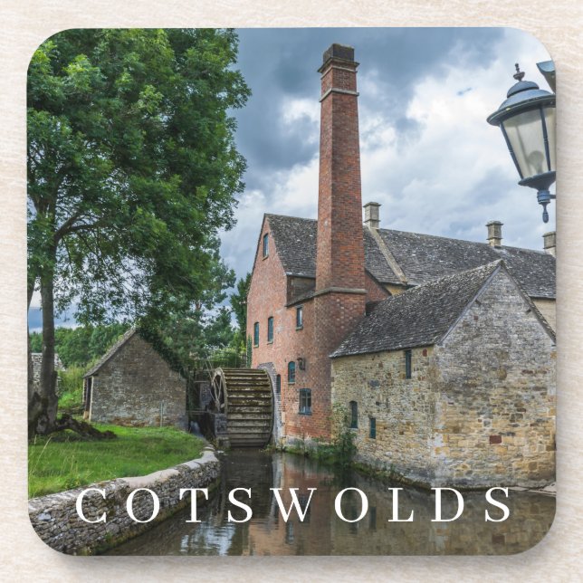 Cotswolds Lower Slaughter vue dessous de verre (Devant)