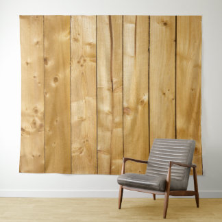 Cottage Chic Faux Bois Panneaux Tapisserie