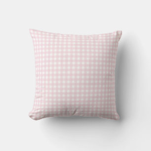 Cottage Classique Rose Petite En vichy. Coussin dé