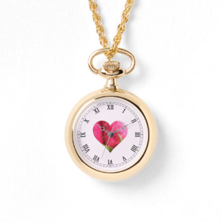 Cottage Coeur Rose Coeur Collier Veille