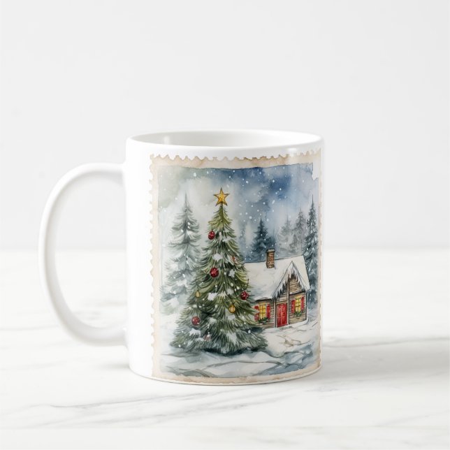 Cottage Coquet et Mug de Noël (Gauche)