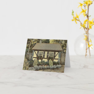 Cottage et jardin anglais - Carte blanche