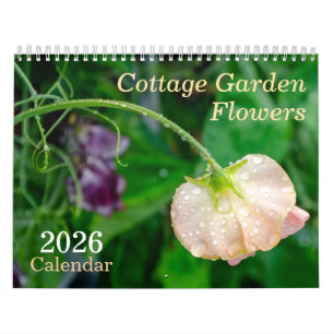 Cottage Garden Flowers 2025 Calendrier