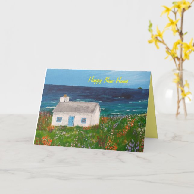Cottage par la carte mer (Fleur jaune)