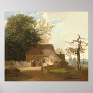 Cottage Scenery - Poster des Beaux-Arts de George