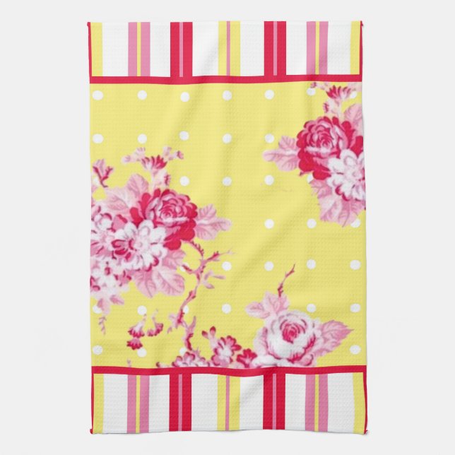 Cottage vintage Serviette de cuisine (Vertical)