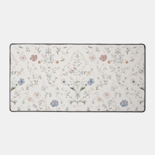Cottagecore Beige Fantaisiste Fleur Sauvage Aquare