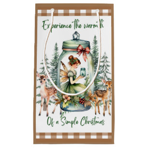 Cottagecore Sac cadeau de Noël Chaleur