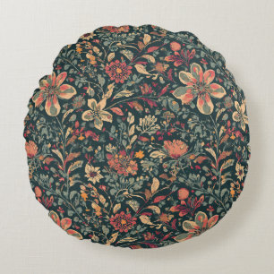 Cottagecore Vintage Floral Coussin