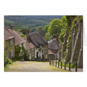Cottages à Gold Hill, Shaftesbury, Dorset,