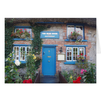 Cottages celtiques - porte bleue