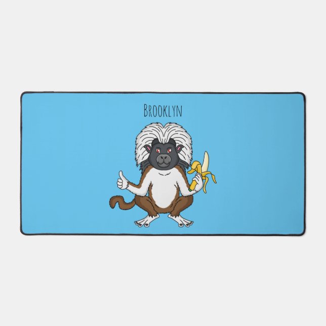 Cotton Top Tamarin montoon est une illustration (Recto)