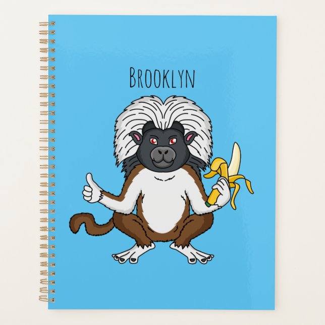 Cotton Top Tamarin montoon est une illustration (Devant)