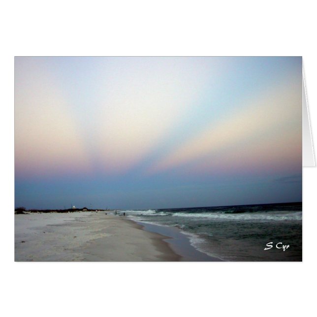 Couché de soleil de la côte du golfe de Floride (Devant horizontal)