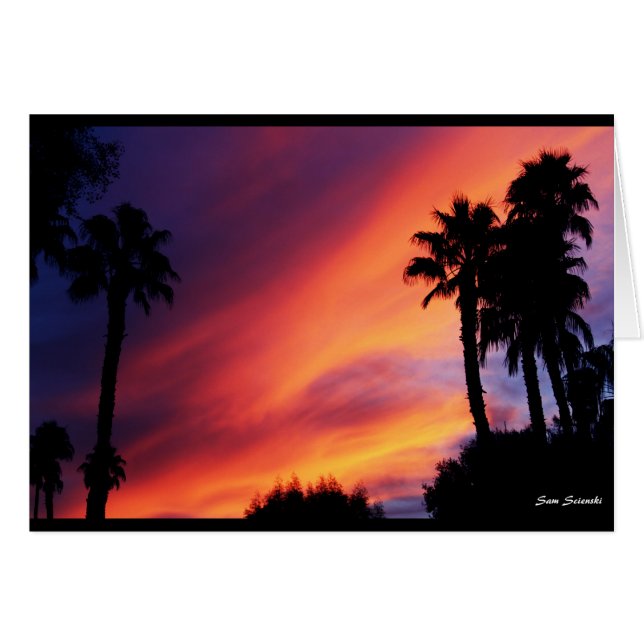 Coucher de soleil (Devant horizontal)