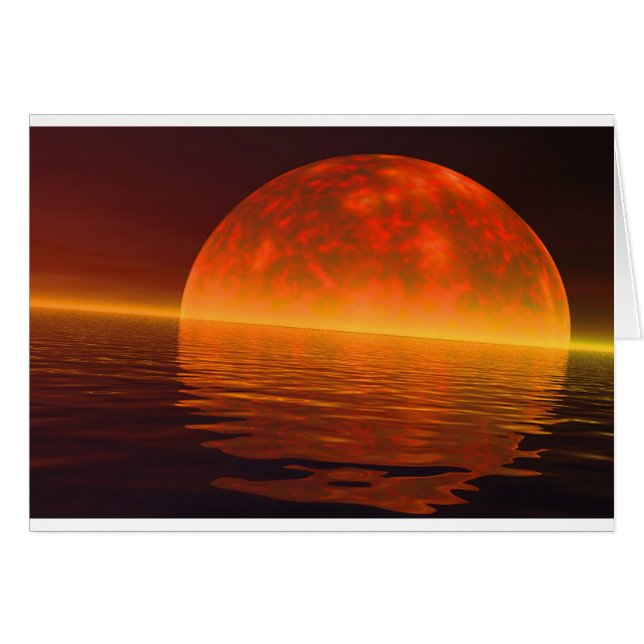 Coucher de soleil (Devant horizontal)