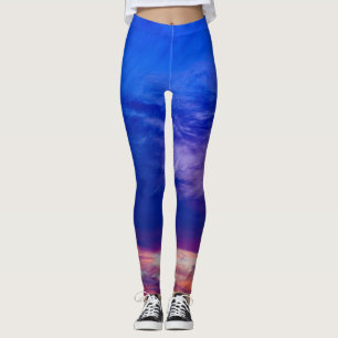 coucher de soleil à la plage 3 leggings
