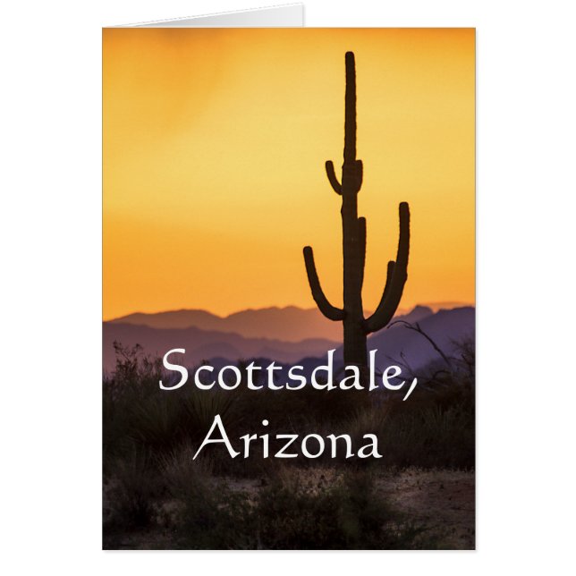 Coucher de soleil à Scottsdale avant la tempête. S (Devant)