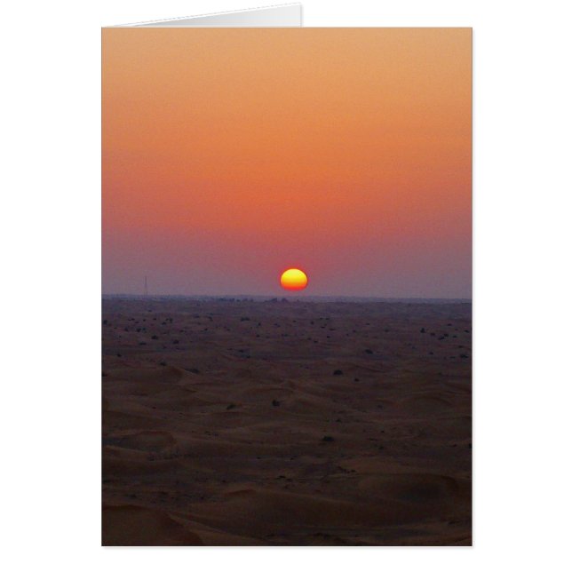 coucher de soleil arabe (Devant)