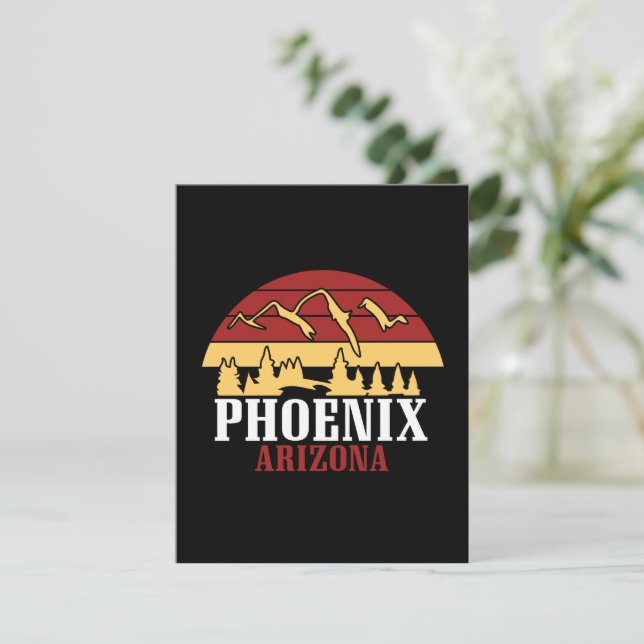 Coucher de soleil artistique sur Phoenix Arizona É (Debout devant)