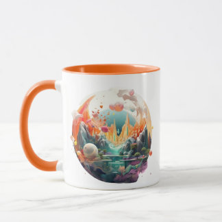 Coucher de soleil au-dessus du lac Mug