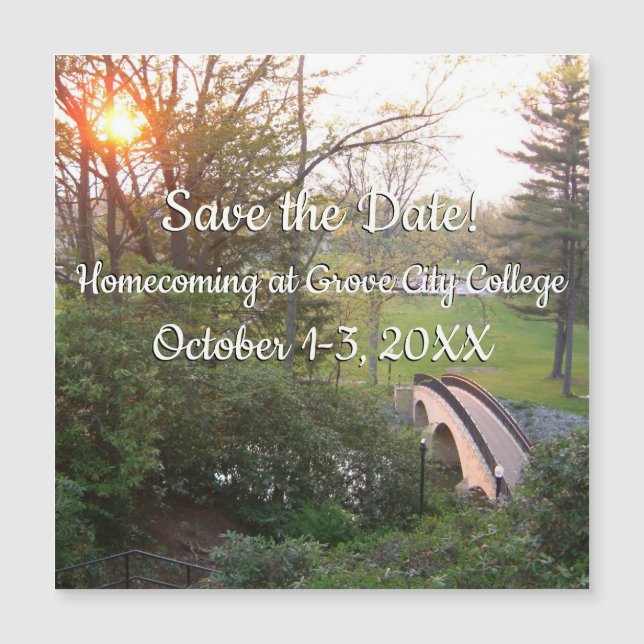 Coucher de soleil au Rainbow Bridge à Grove City C (Devant)