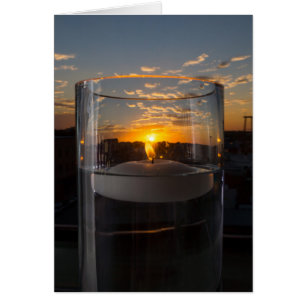 Coucher de soleil aux chandelles