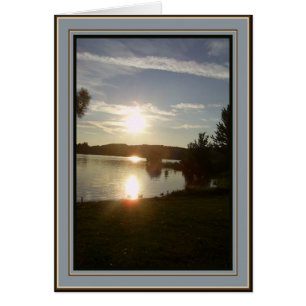 Coucher de soleil canadien - Blanc à l'intérieur