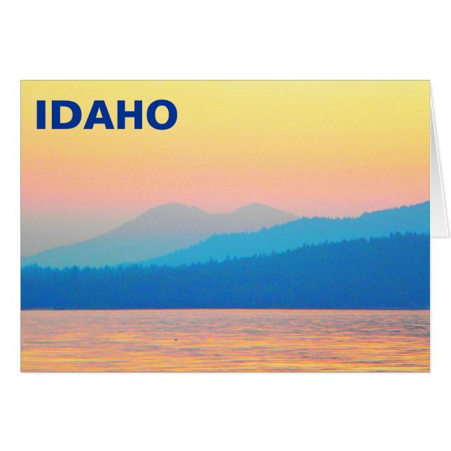 Coucher de soleil cyan et Saumon (Devant horizontal)