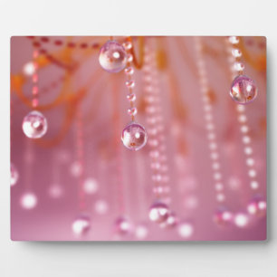 Coucher de soleil dans la Plaque photo Crystal