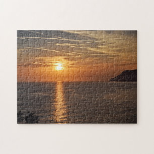 Coucher de soleil dans les Cinque Terre, Puzzle It