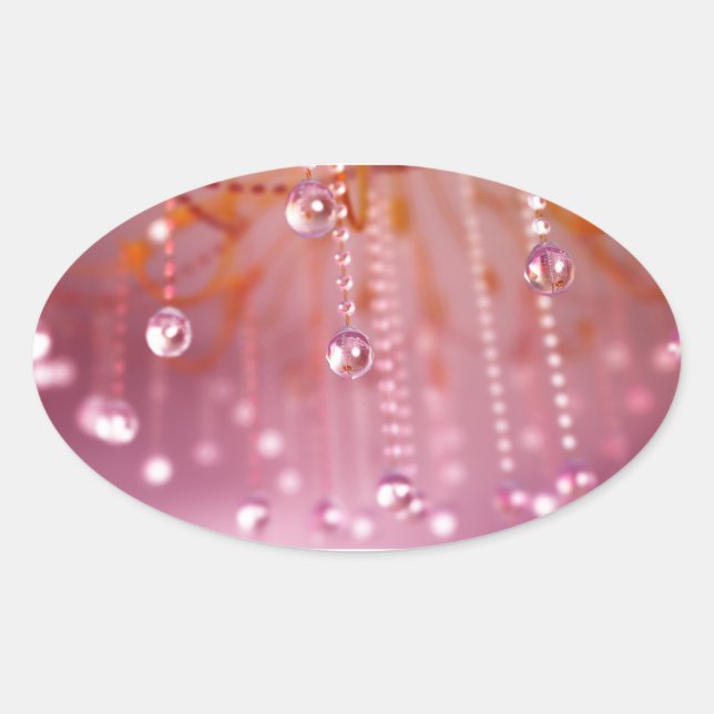 Coucher de soleil dans les Stickers Crystal (Devant)