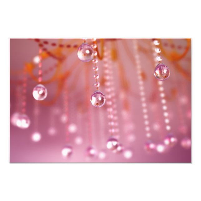 Coucher de soleil dans l'impression photo en crist (Devant)