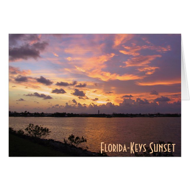 Coucher de soleil de Floride (Devant horizontal)