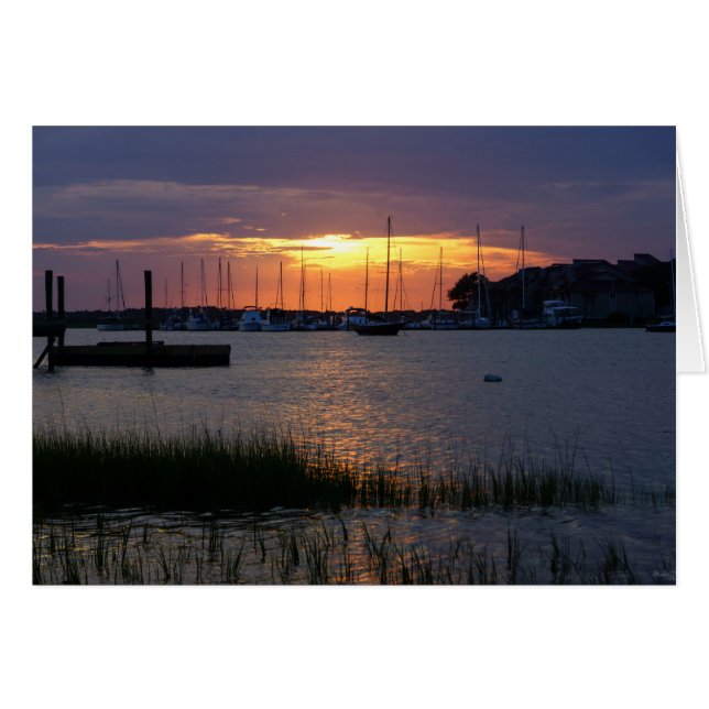 Coucher de soleil de Folly River (Devant Horizontal)