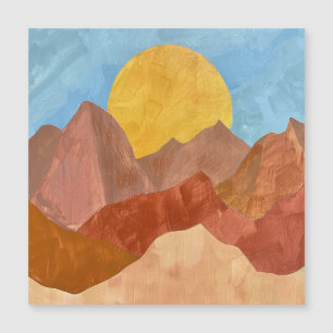 Coucher de soleil de la montagne Boho - Paysage to