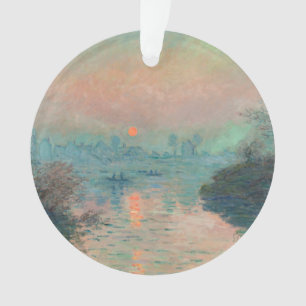 Coucher de soleil de Monet sur la Seine Impression