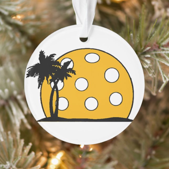 Coucher de soleil de Pickleball Beach (Arbre)