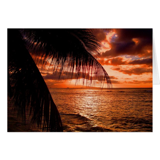 Coucher de soleil de Waikiki I (Devant horizontal)
