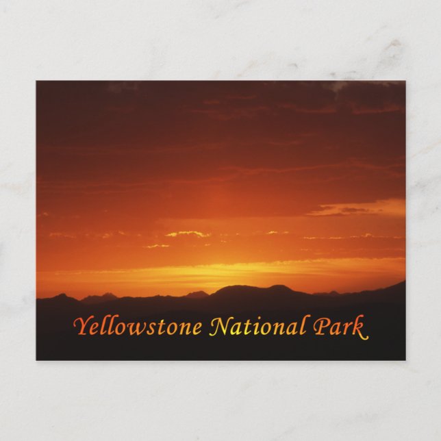 Coucher de soleil depuis la carte postale de Mt. W (Devant)