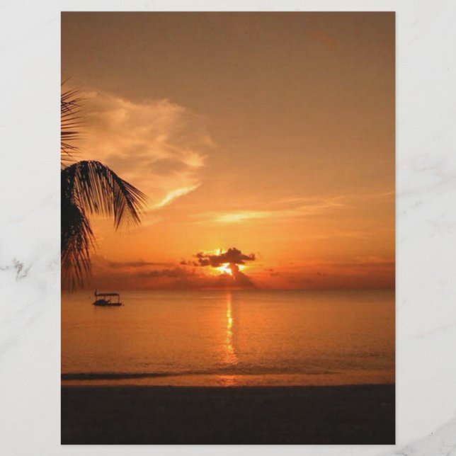 Coucher de soleil d'été (Devant)