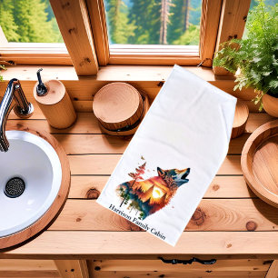 Coucher de soleil double exposition loup hurlant p