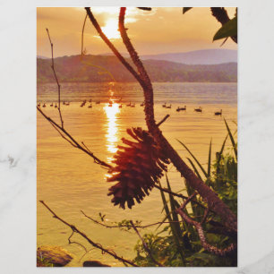 Coucher de soleil du lac Pinecone
