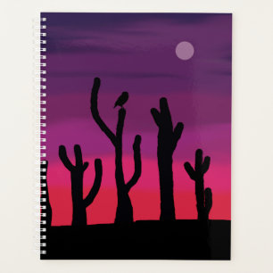 Coucher de soleil du Lg Planner Saguaro