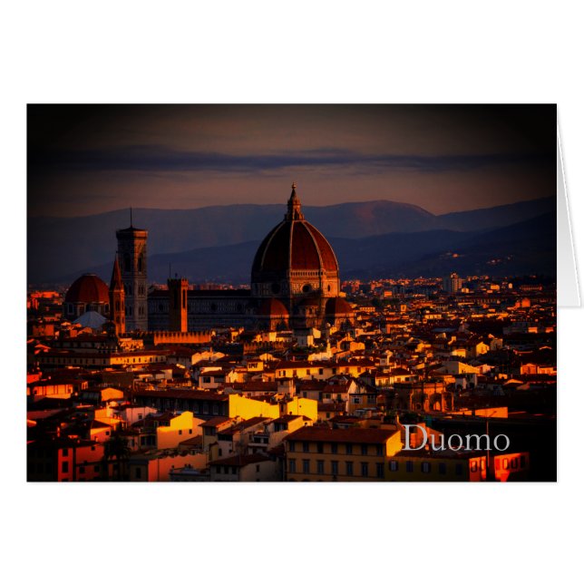 Coucher de soleil Duomo Piazzale Michelangelo Flor (Devant horizontal)