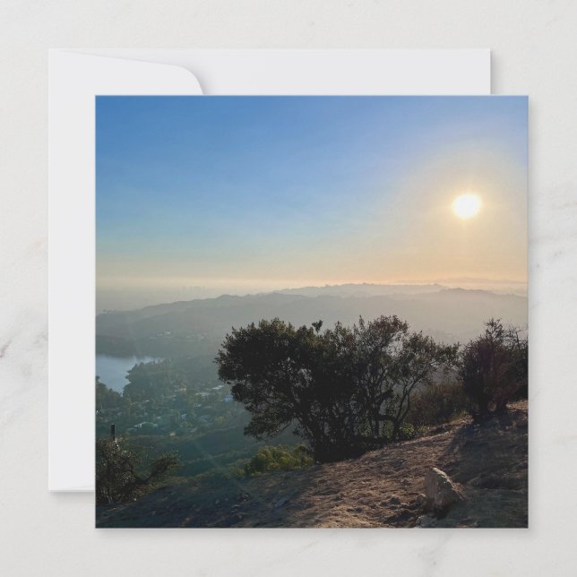 coucher de soleil en Californie (Devant)