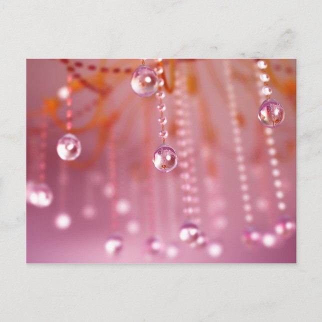 Coucher de soleil en carte postale Crystal (Devant)