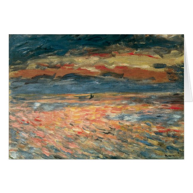 Coucher de soleil en mer par Pierre Renoir, Art Vi (Devant horizontal)