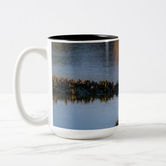 Coucher de soleil Gaze 11 oz ou Mug 15 oz (Gauche)