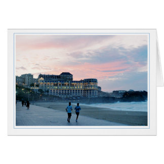 Coucher de soleil hivernal, la Grande Plage